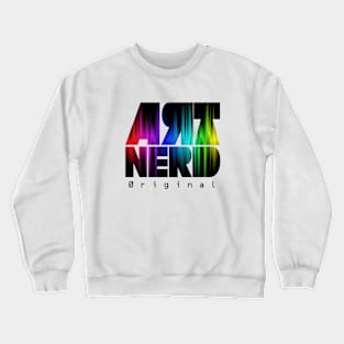 Artnerd Sine rainbow Crewneck Sweatshirt